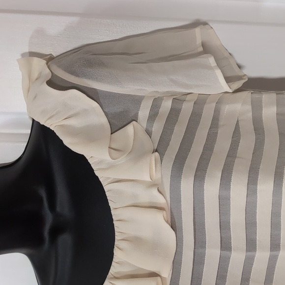 Wilfred Silk Blouse Sheer Size Med - Picture 3 of 9